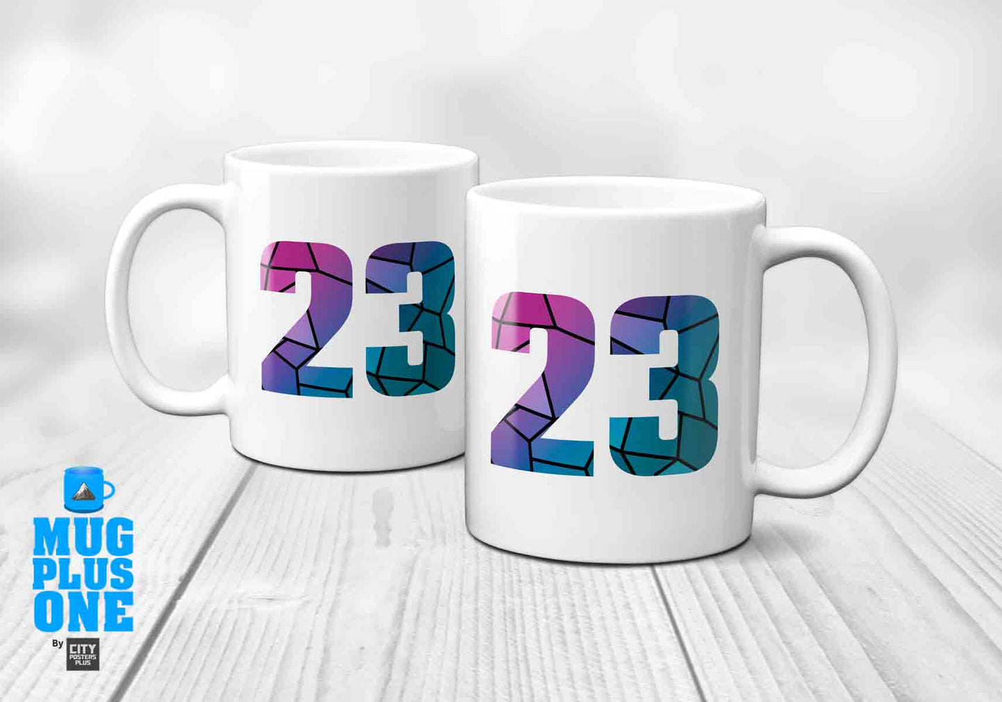 23 Number Mug (White)