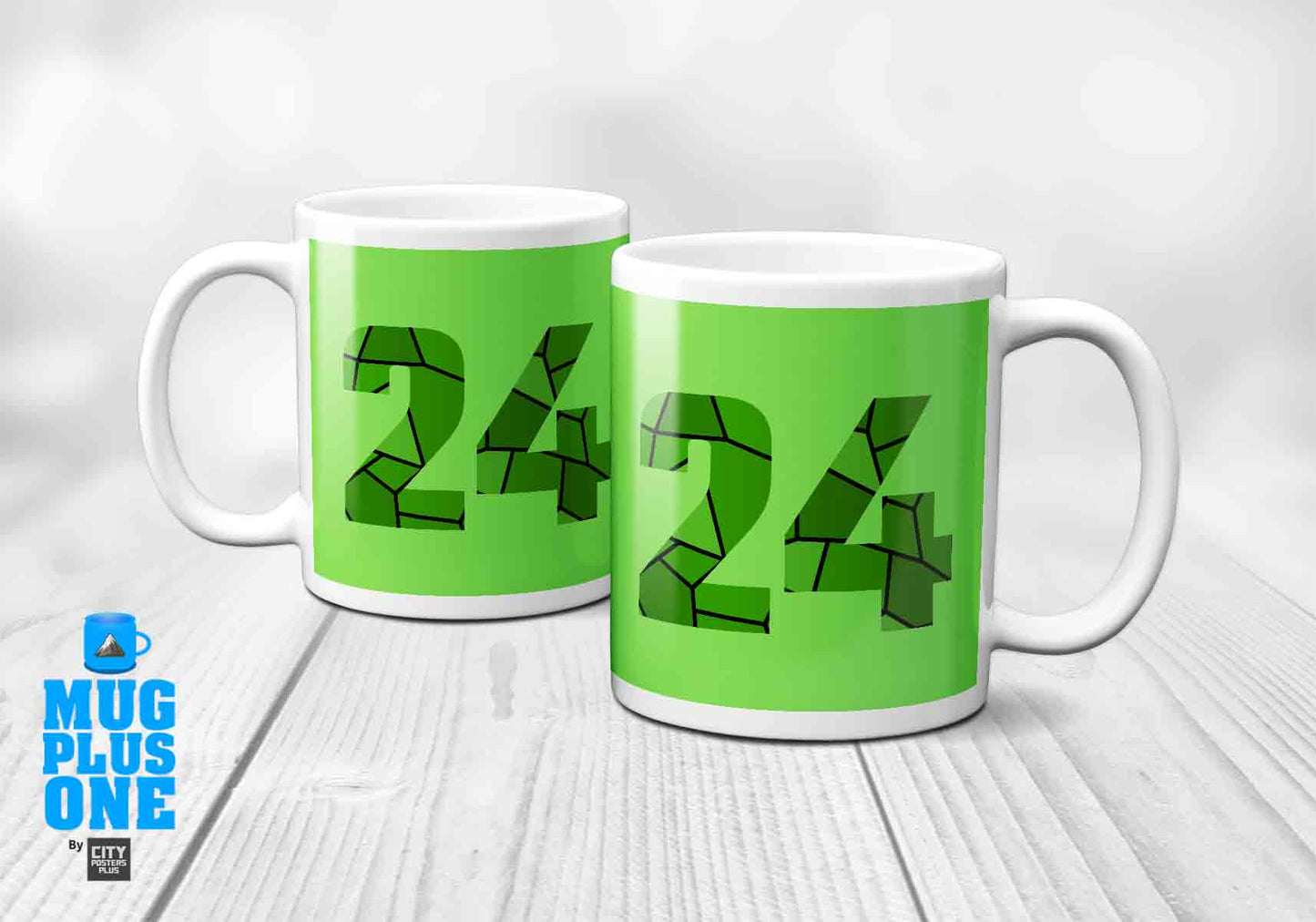 24 Number Mug (Liril Green)