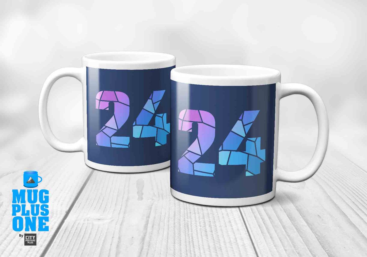 24 Number Mug (Navy Blue)