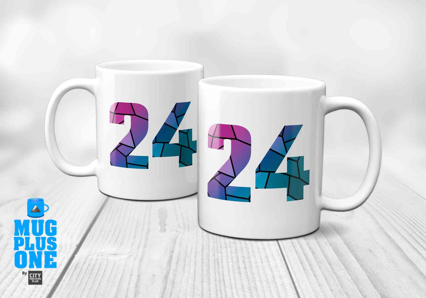 24 Number Mug (White)