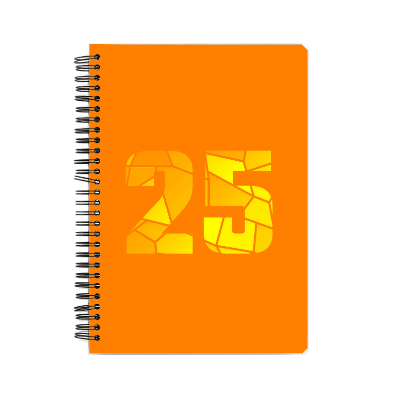 Notebook Plus One 25 Number Spiral Notebook (Orange)