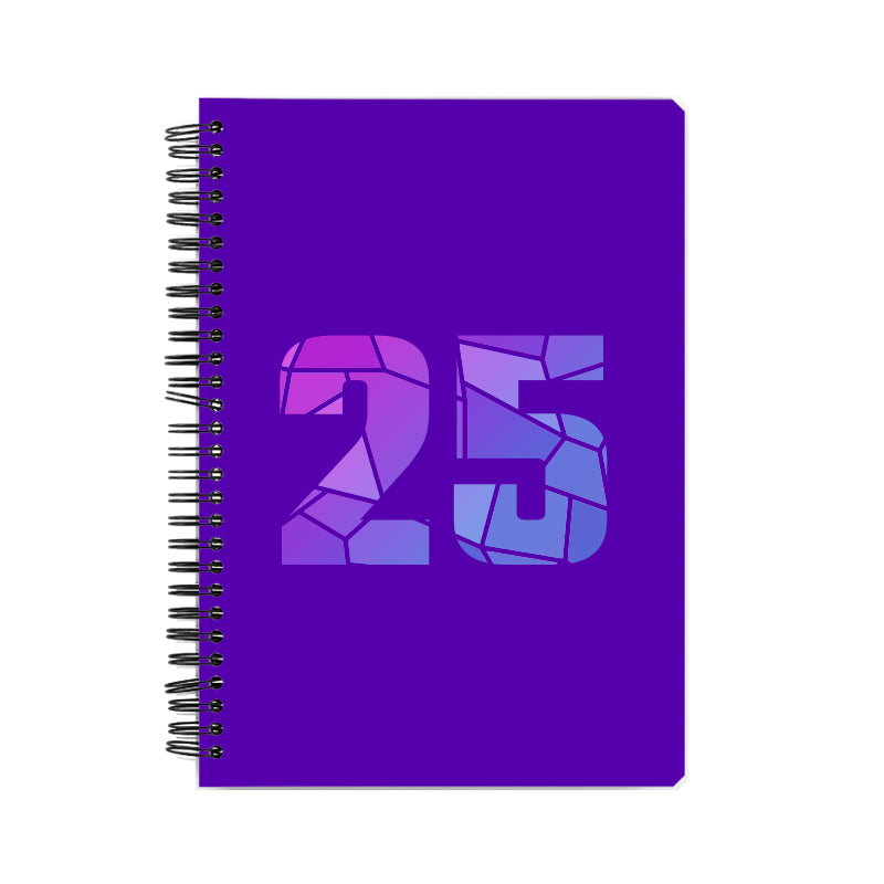 Notebook Plus One 25 Number Spiral Notebook (Purple)