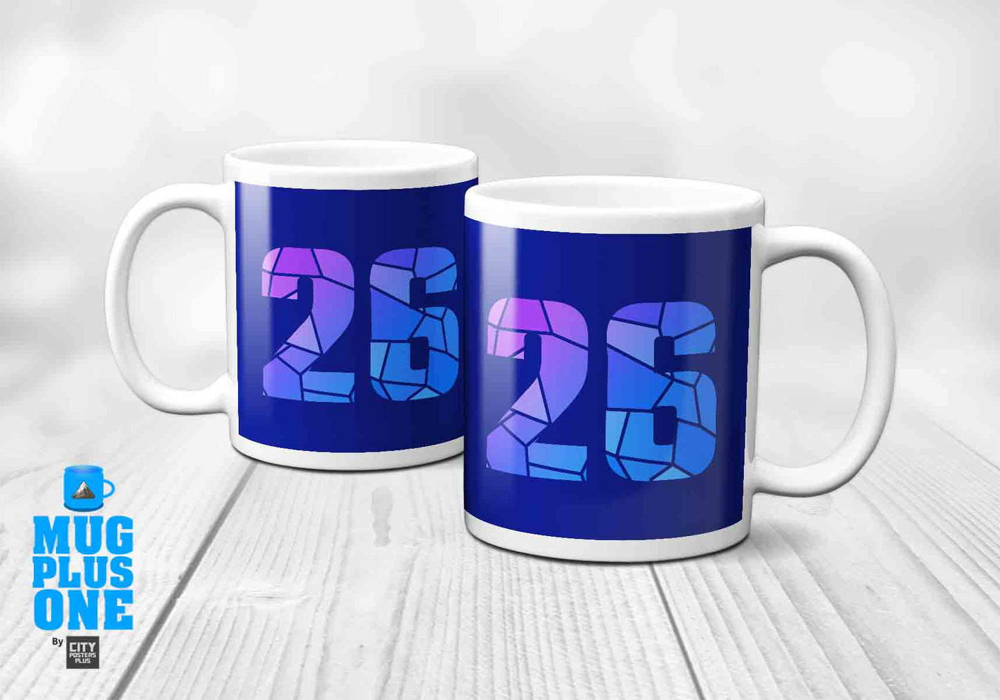 26 Number Mug (Royal Blue)
