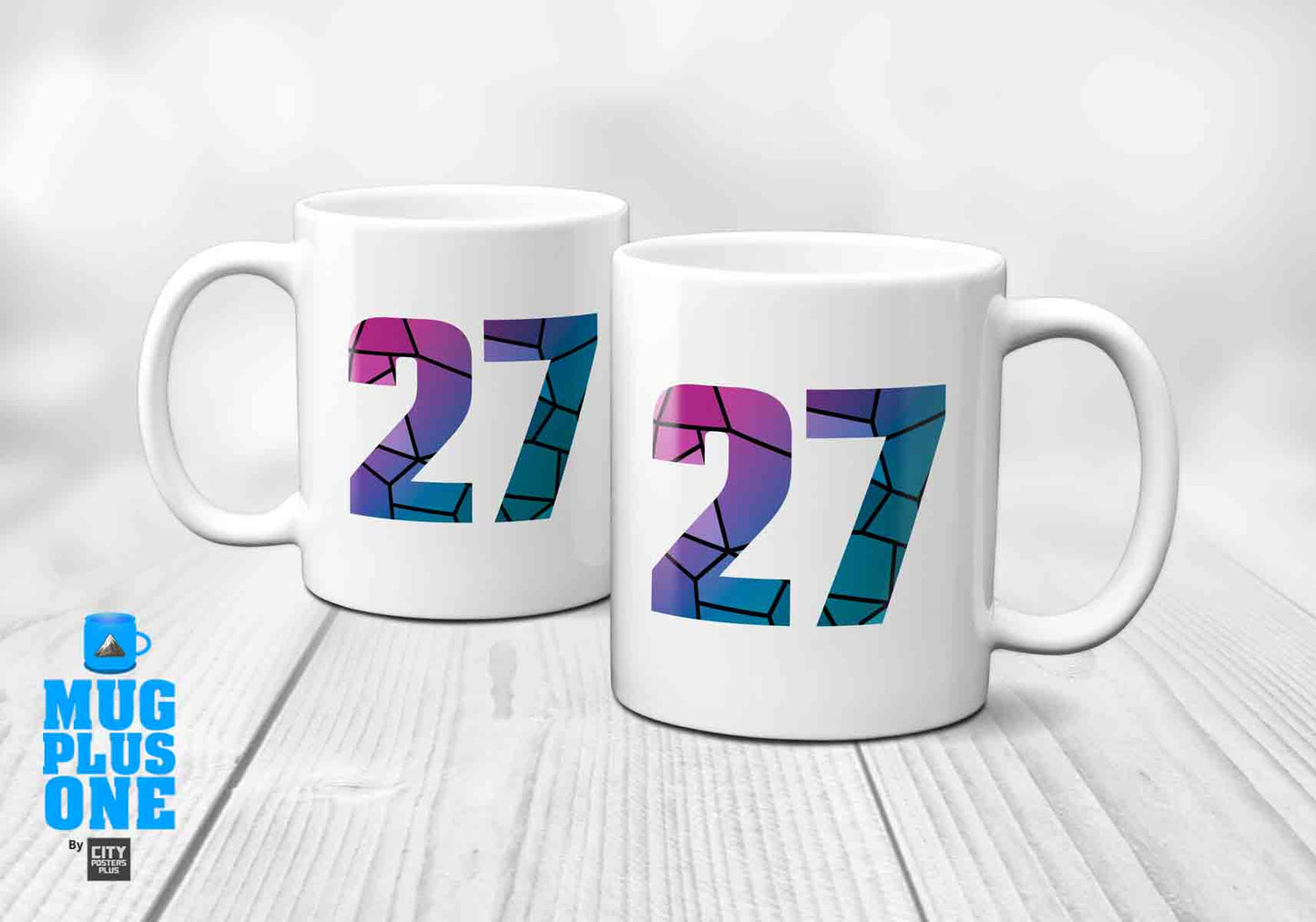 27 Number Mug (White)
