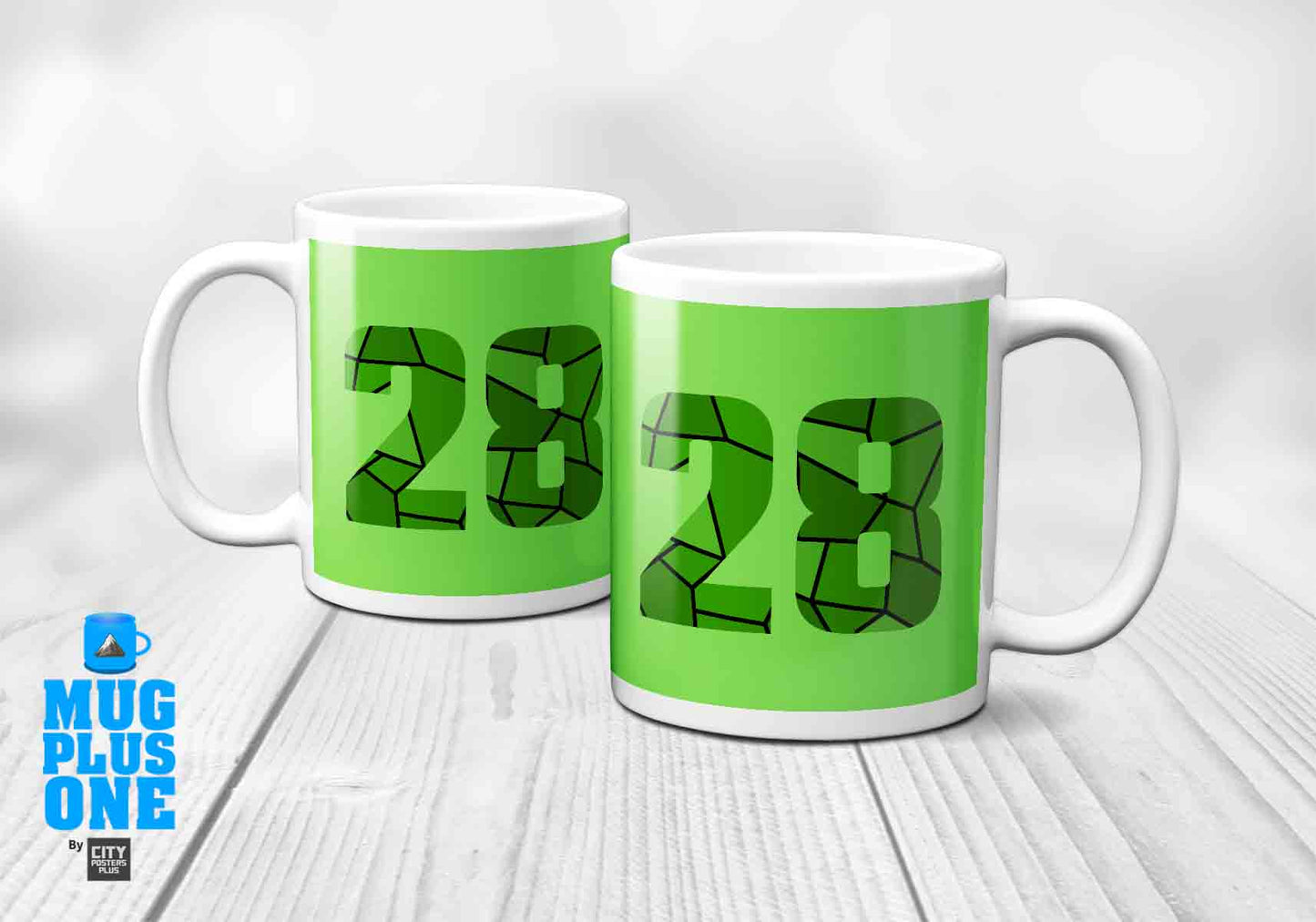 28 Number Mug (Liril Green)