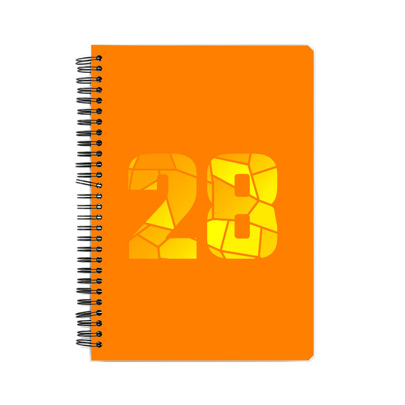 Notebook Plus One 28 Number Spiral Notebook (Orange)
