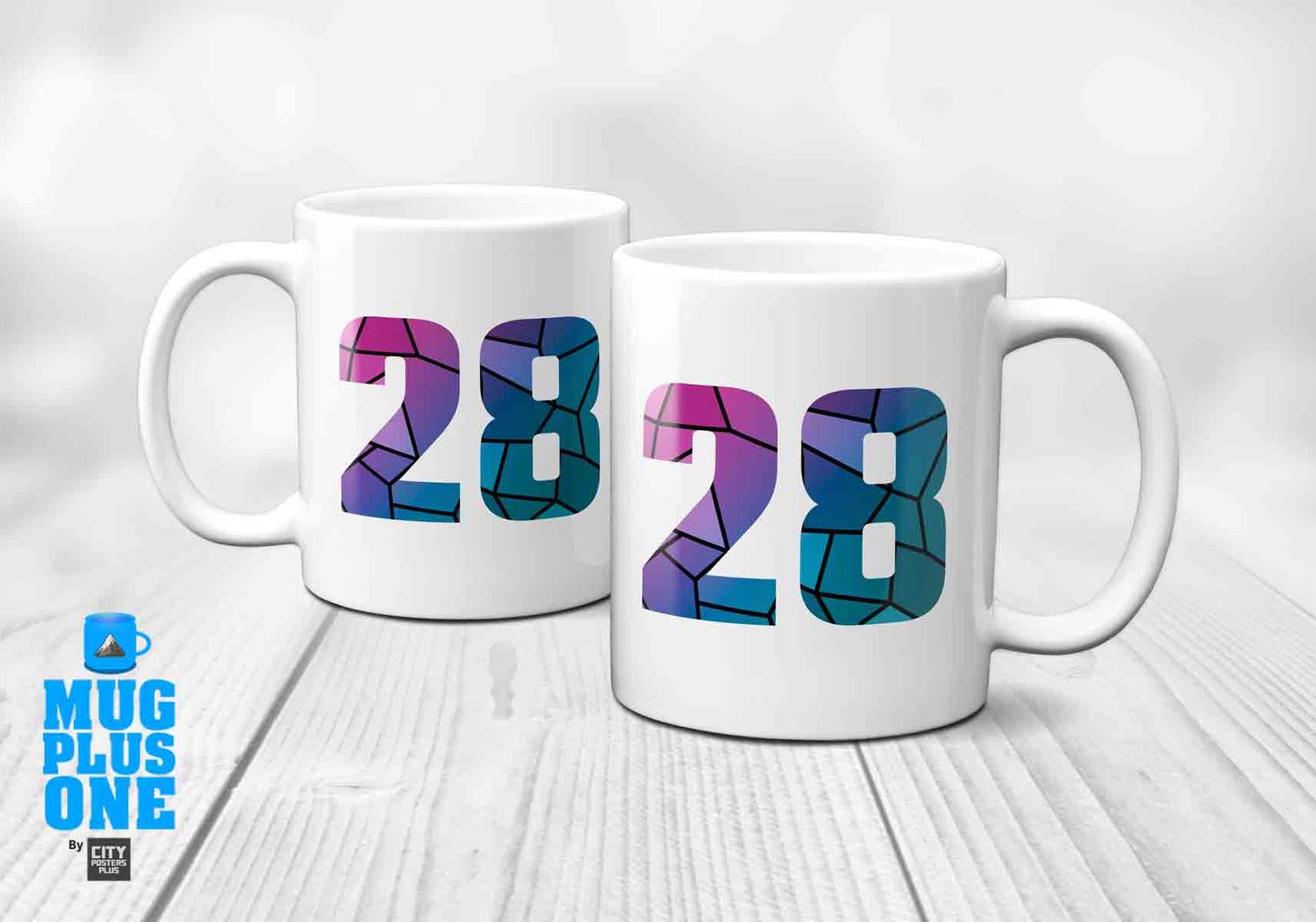 28 Number Mug (White)