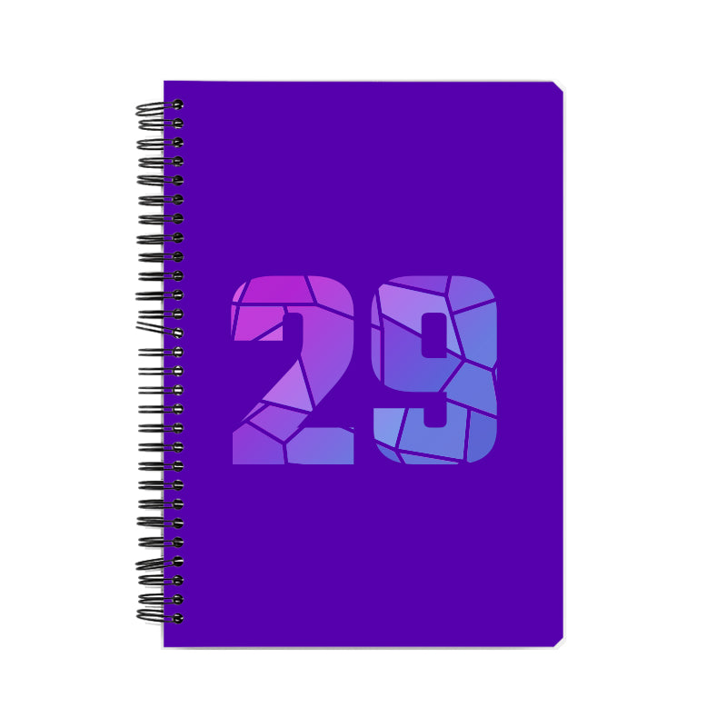 Notebook Plus One 29 Number Spiral Notebook (Purple)