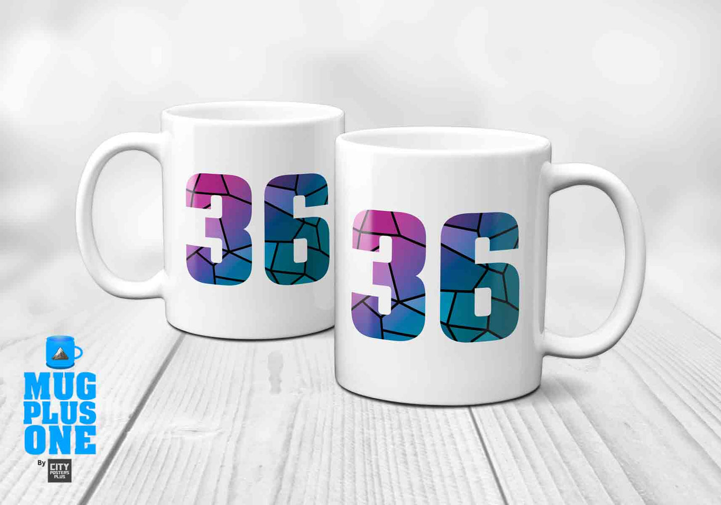36 Number Mug (White)