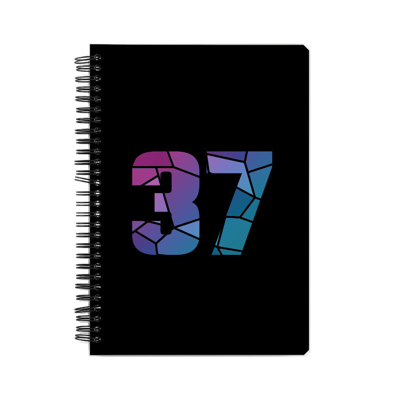 Notebook Plus One 37 Number Spiral Notebook (Black)