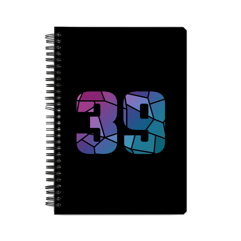 Notebook Plus One 39 Number Spiral Notebook (Black)