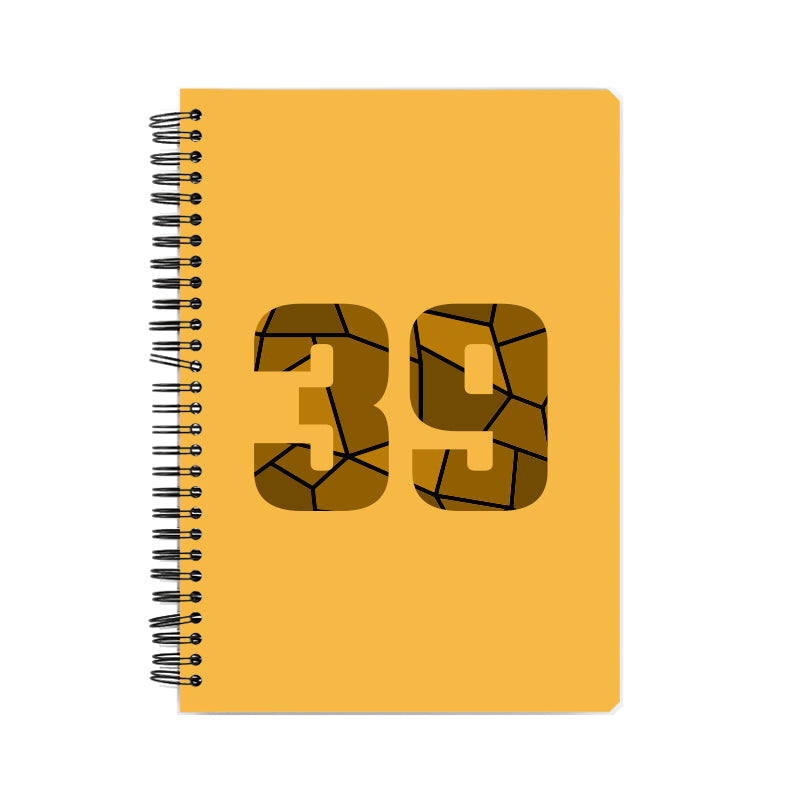 Notebook Plus One 39 Number Spiral Notebook (Golden Yellow)