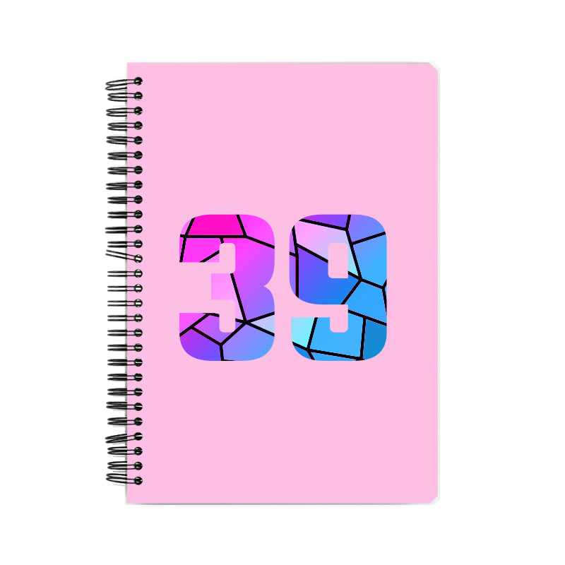 Notebook Plus One 39 Number Spiral Notebook (Light Pink)