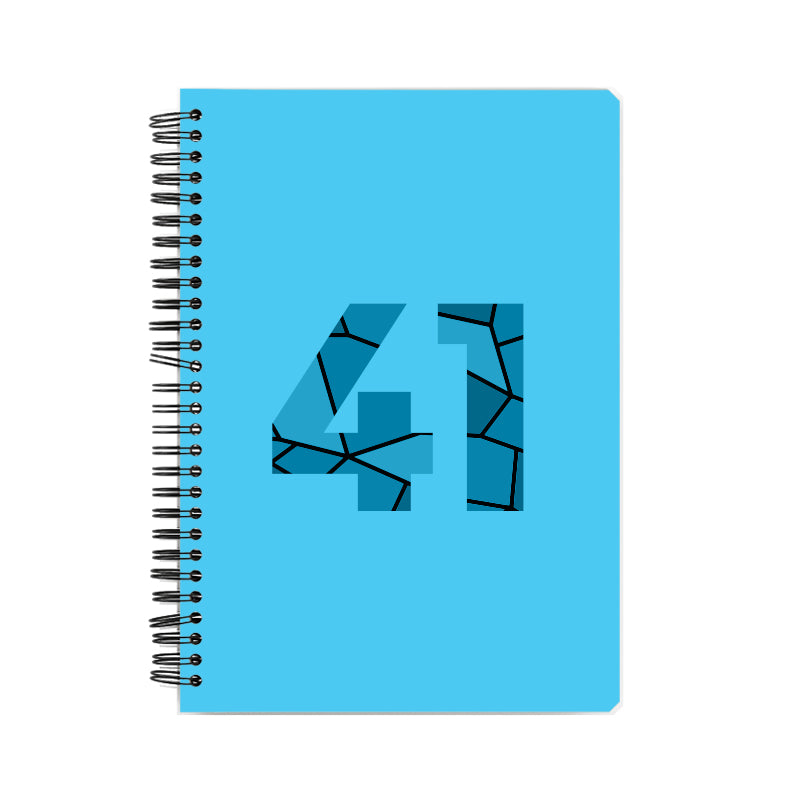 Notebook Plus One 41 Number Spiral Notebook (Sky Blue)
