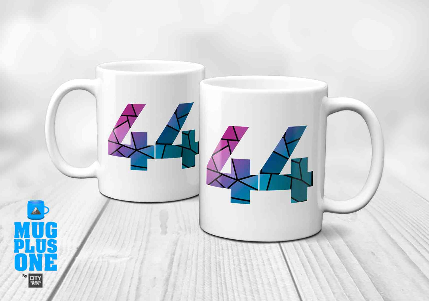 44 Number Mug (White)
