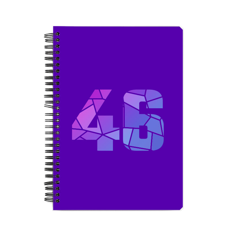 Notebook Plus One 46 Number Spiral Notebook (Purple)