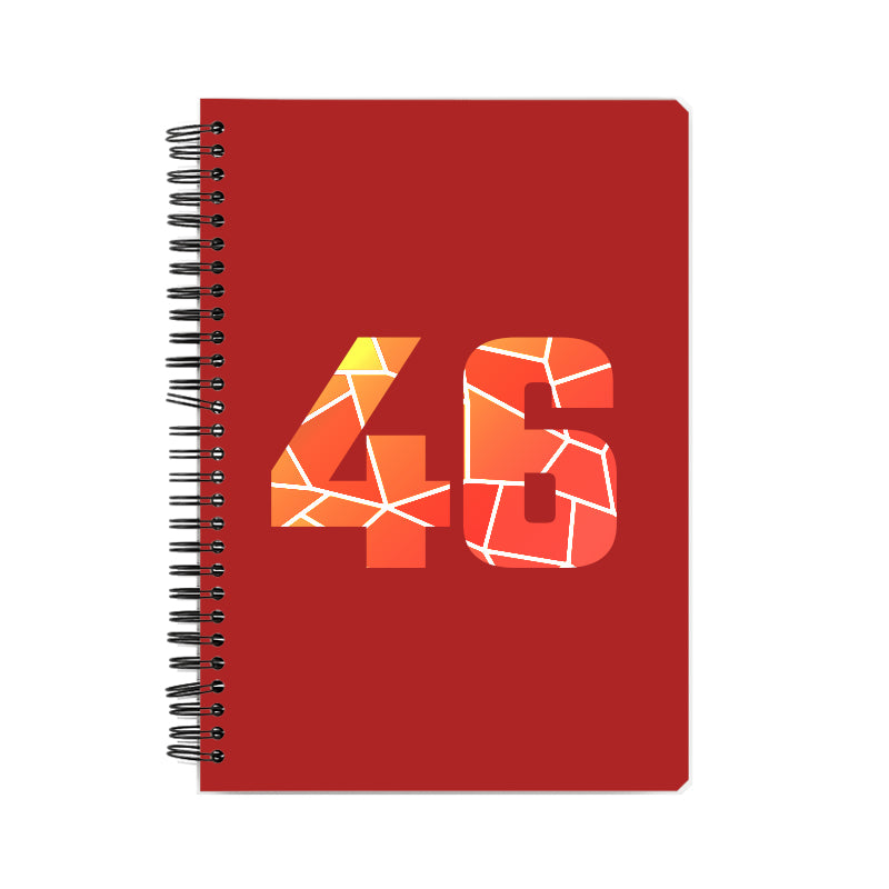 46 Number Notebook (Red)