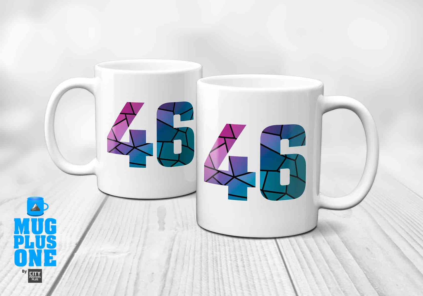 46 Number Mug (White)