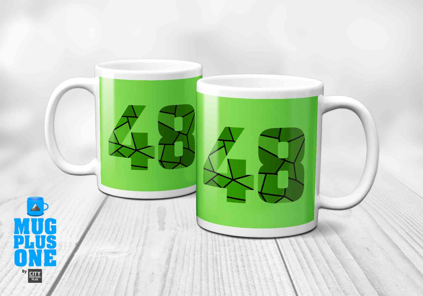 48 Number Mug (Liril Green)