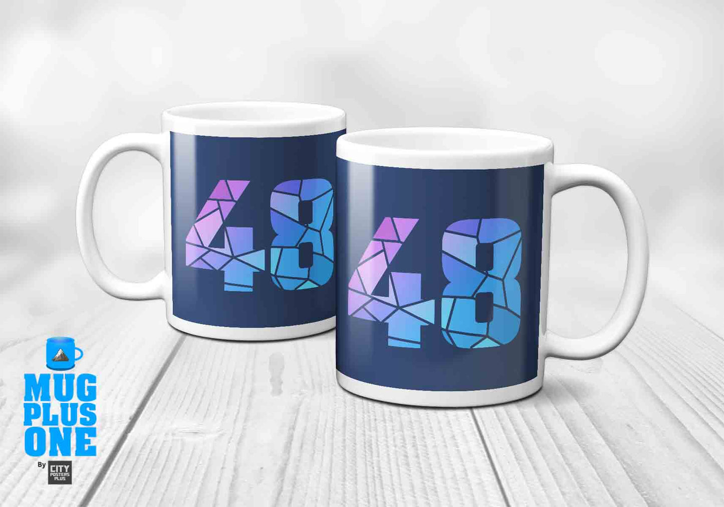 48 Number Mug (Navy Blue)