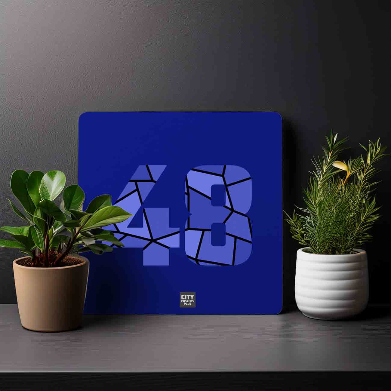 48 Number Mousepad (Royal Blue)