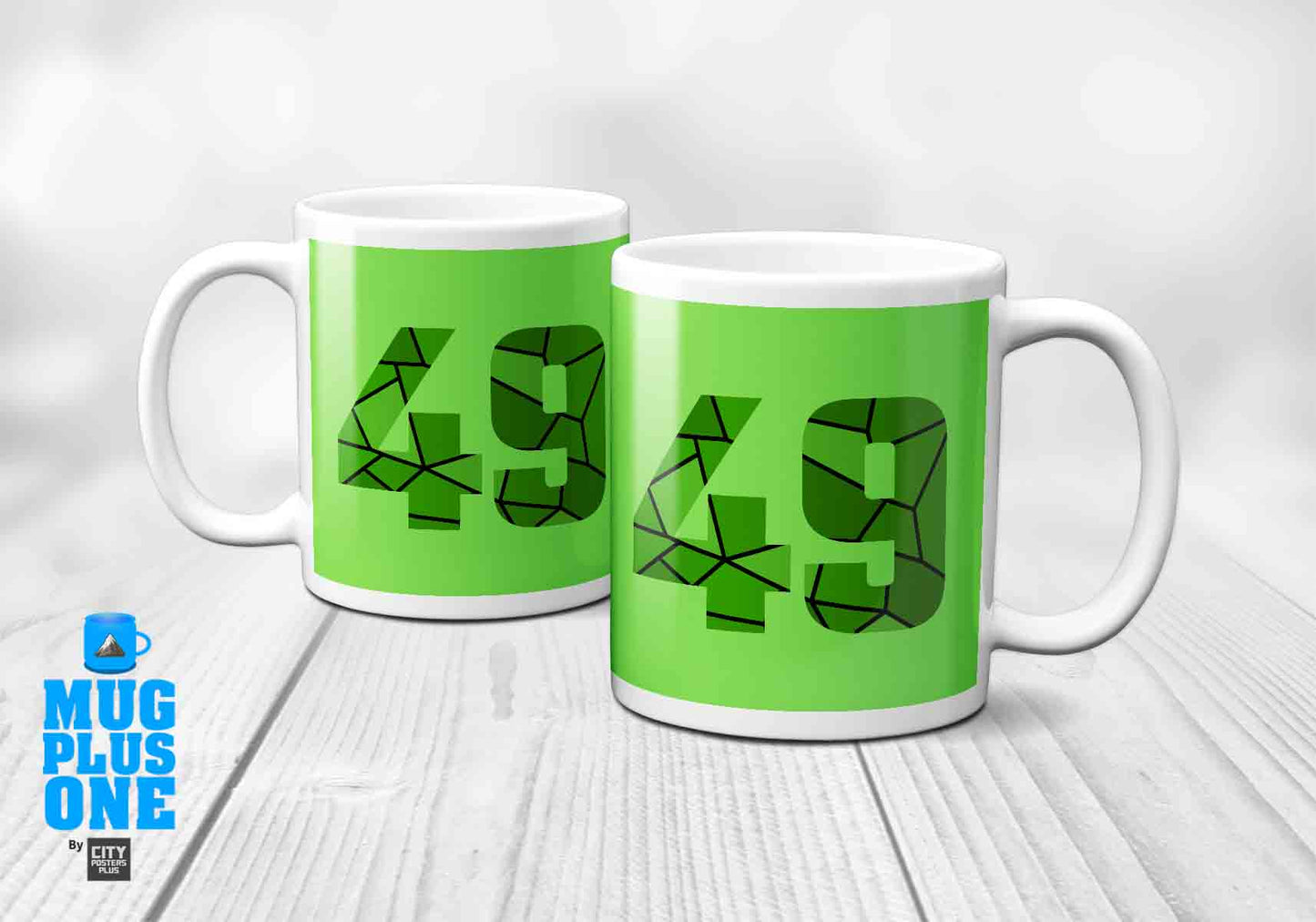 49 Number Mug (Liril Green)