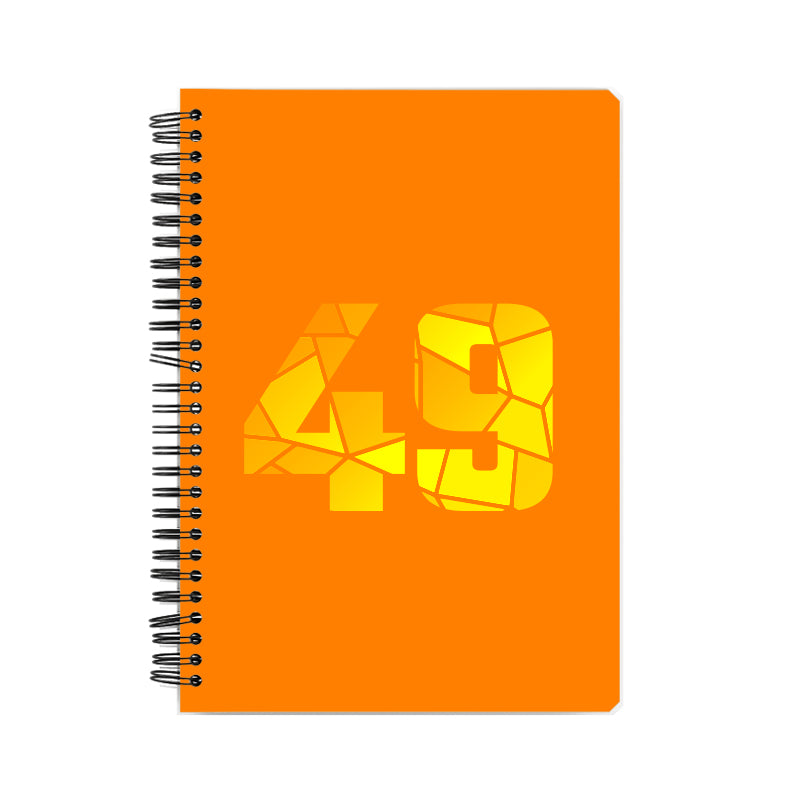 Notebook Plus One 49 Number Spiral Notebook (Orange)