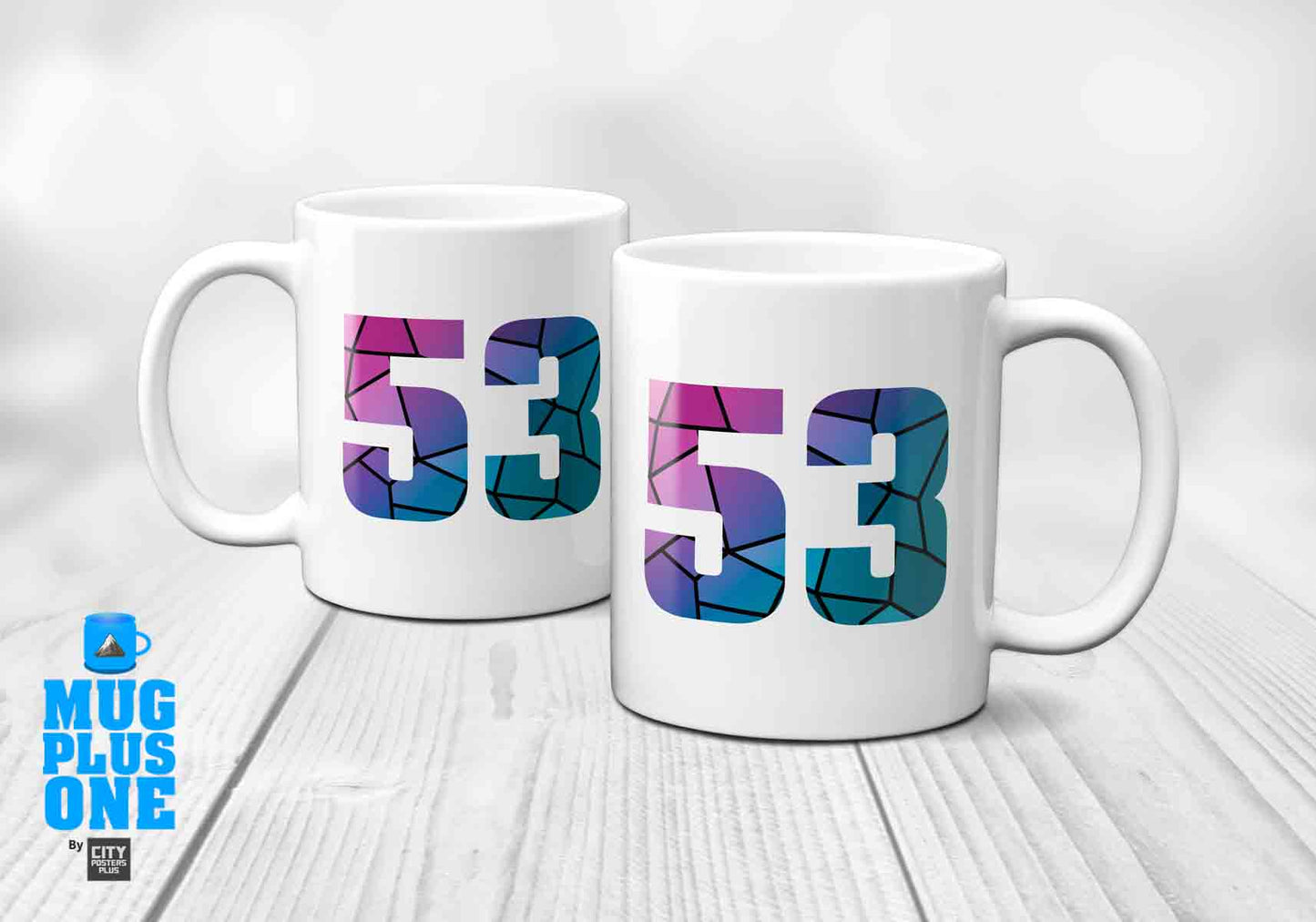 53 Number Mug (White)