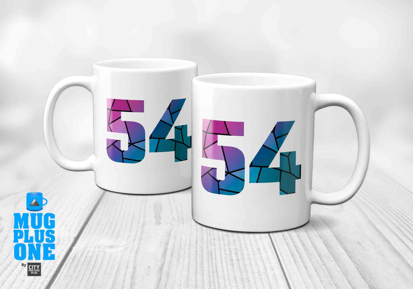 54 Number Mug (White)