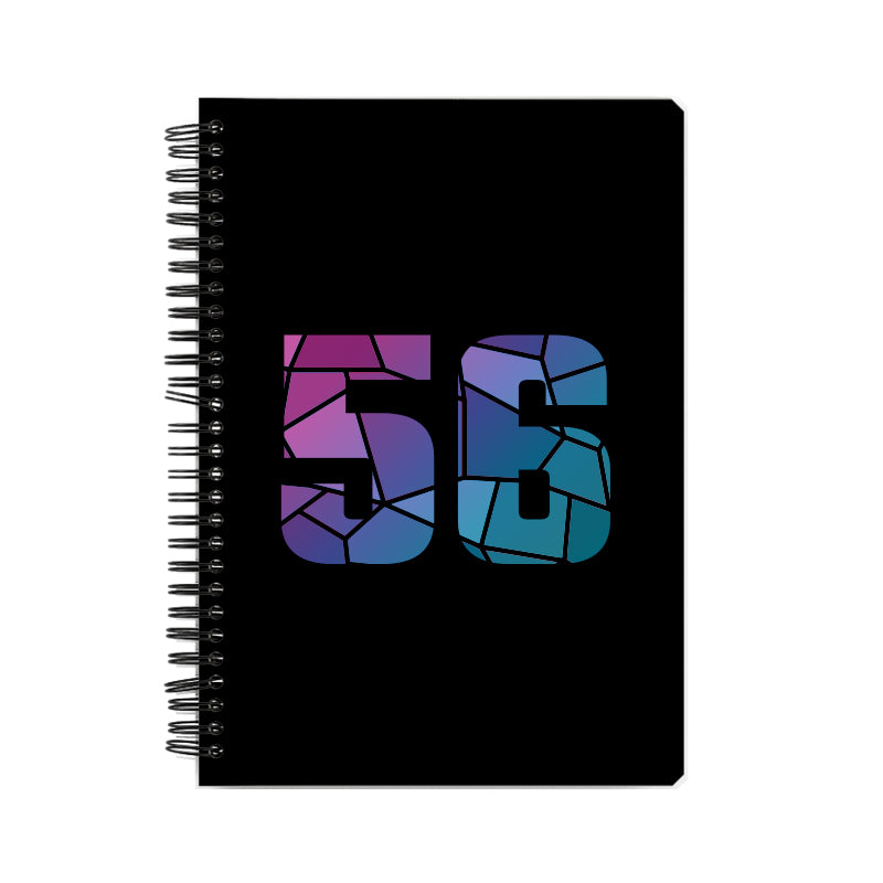 Notebook Plus One 56 Number Spiral Notebook (Black)