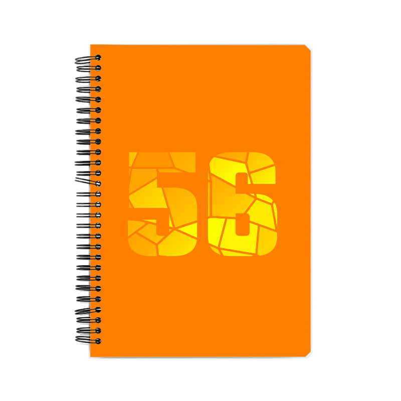 Notebook Plus One 56 Number Spiral Notebook (Orange)