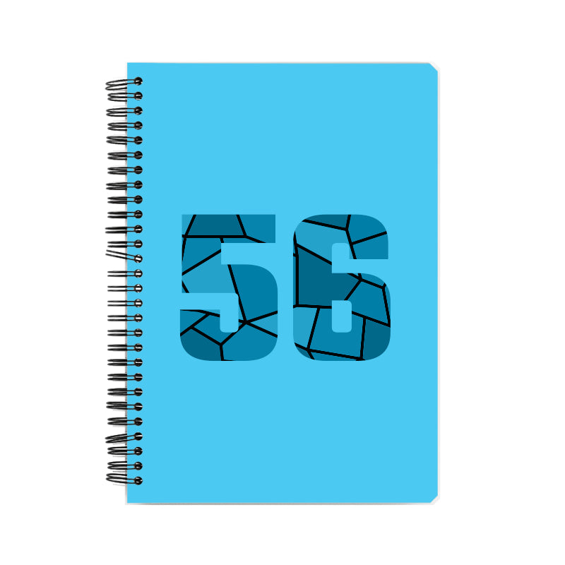 Notebook Plus One 56 Number Spiral Notebook (Sky Blue)