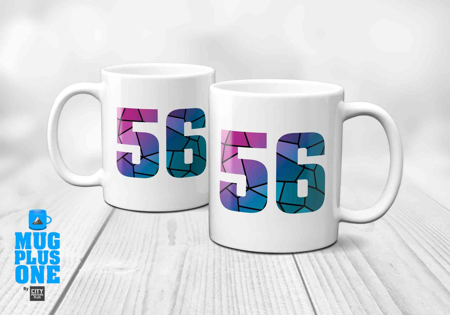 56 Number Mug (White)
