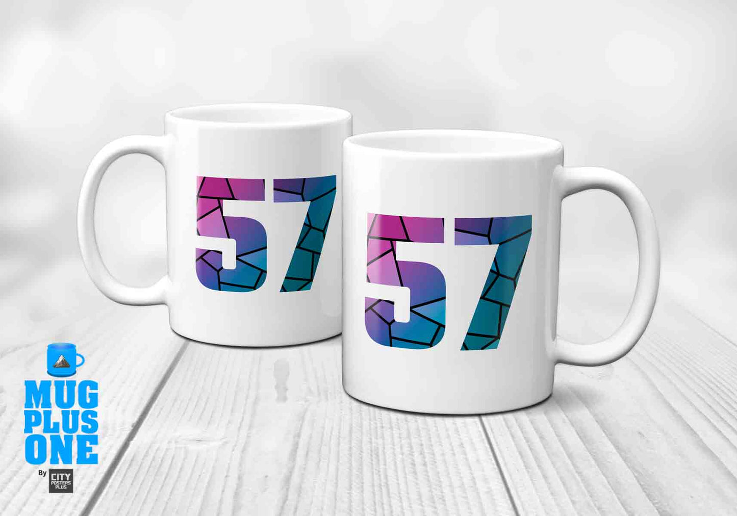 57 Number Mug (White)