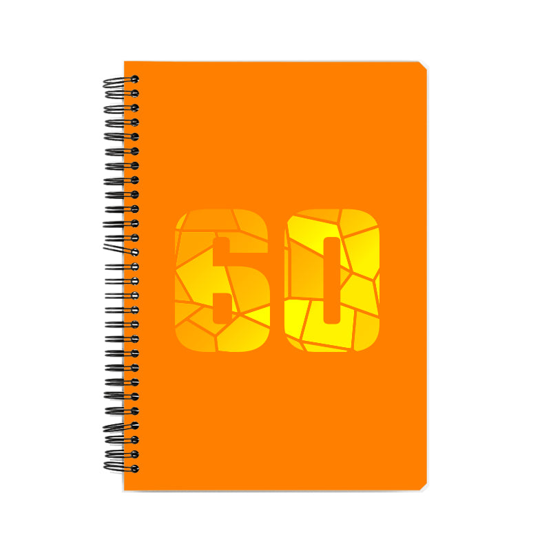 Notebook Plus One 60 Number Spiral Notebook (Orange)