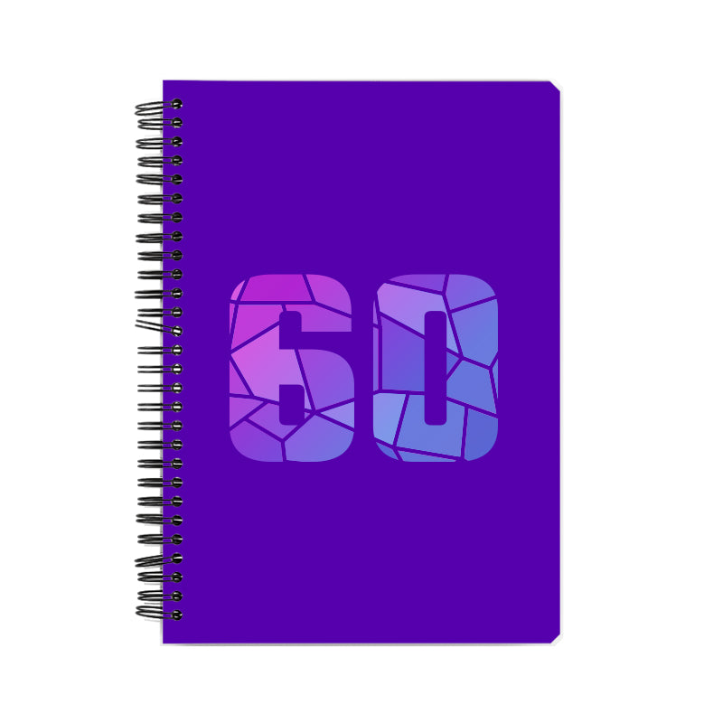 Notebook Plus One 60 Number Spiral Notebook (Purple)