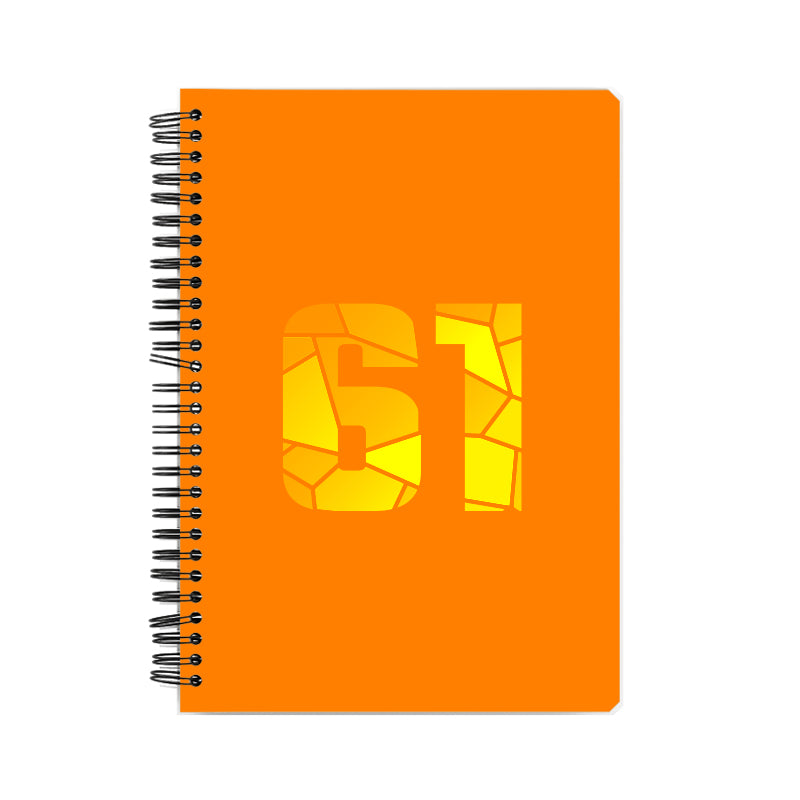 Notebook Plus One 61 Number Spiral Notebook (Orange)