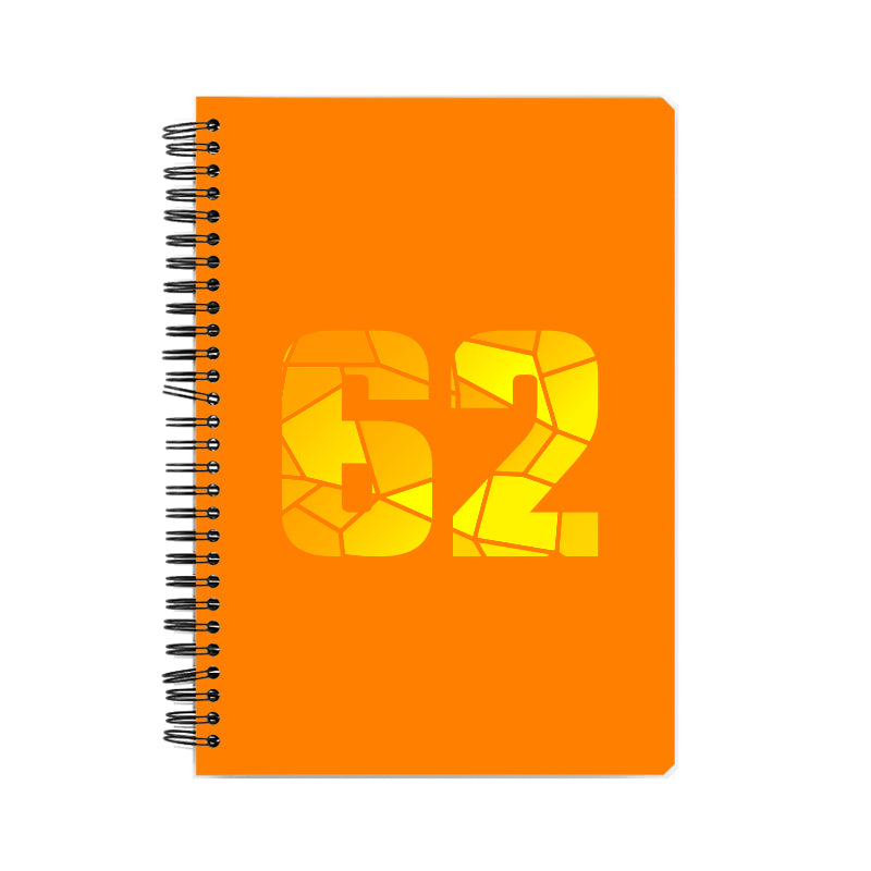 Notebook Plus One 62 Number Spiral Notebook (Orange)