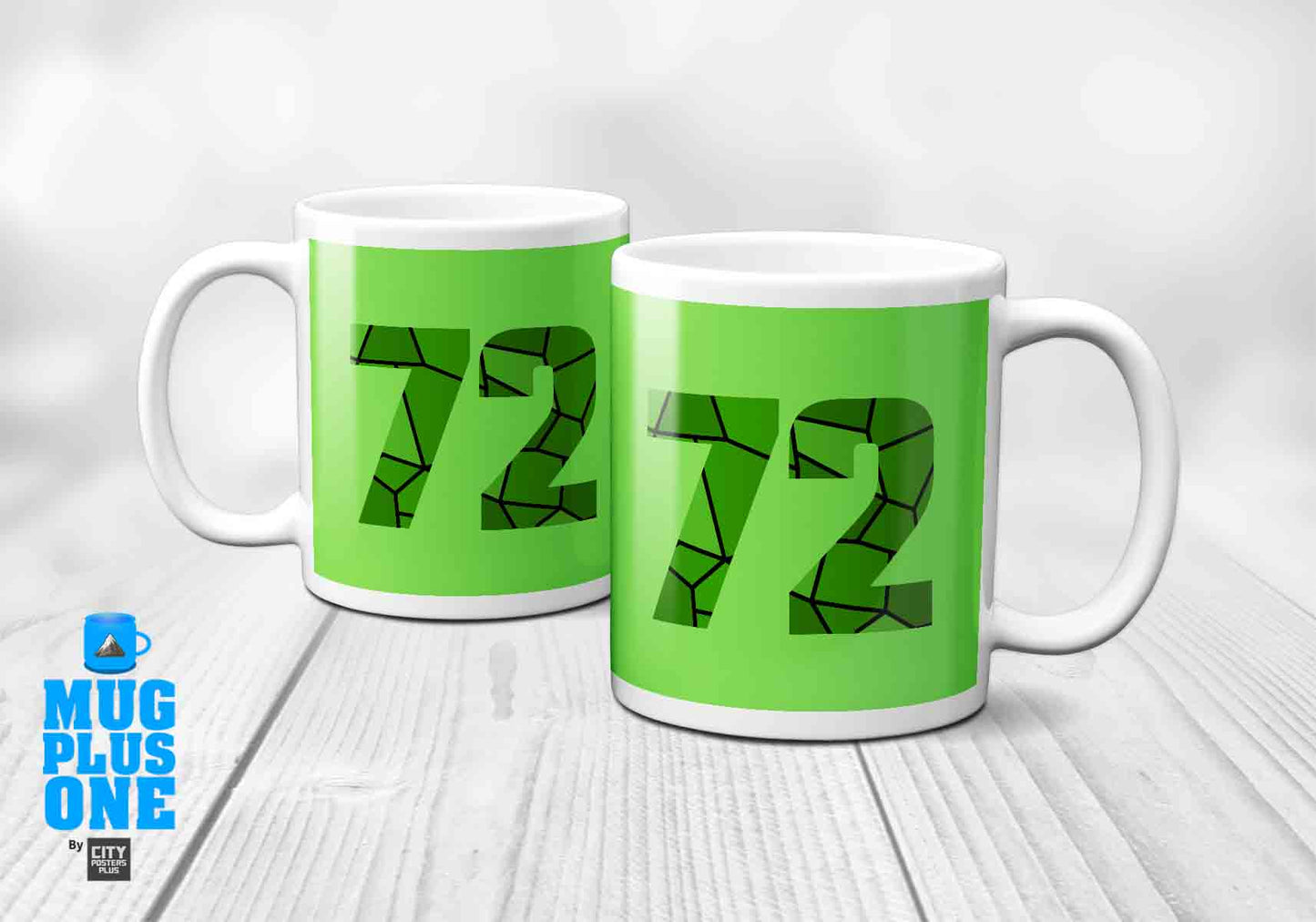 72 Number Mug (Liril Green)
