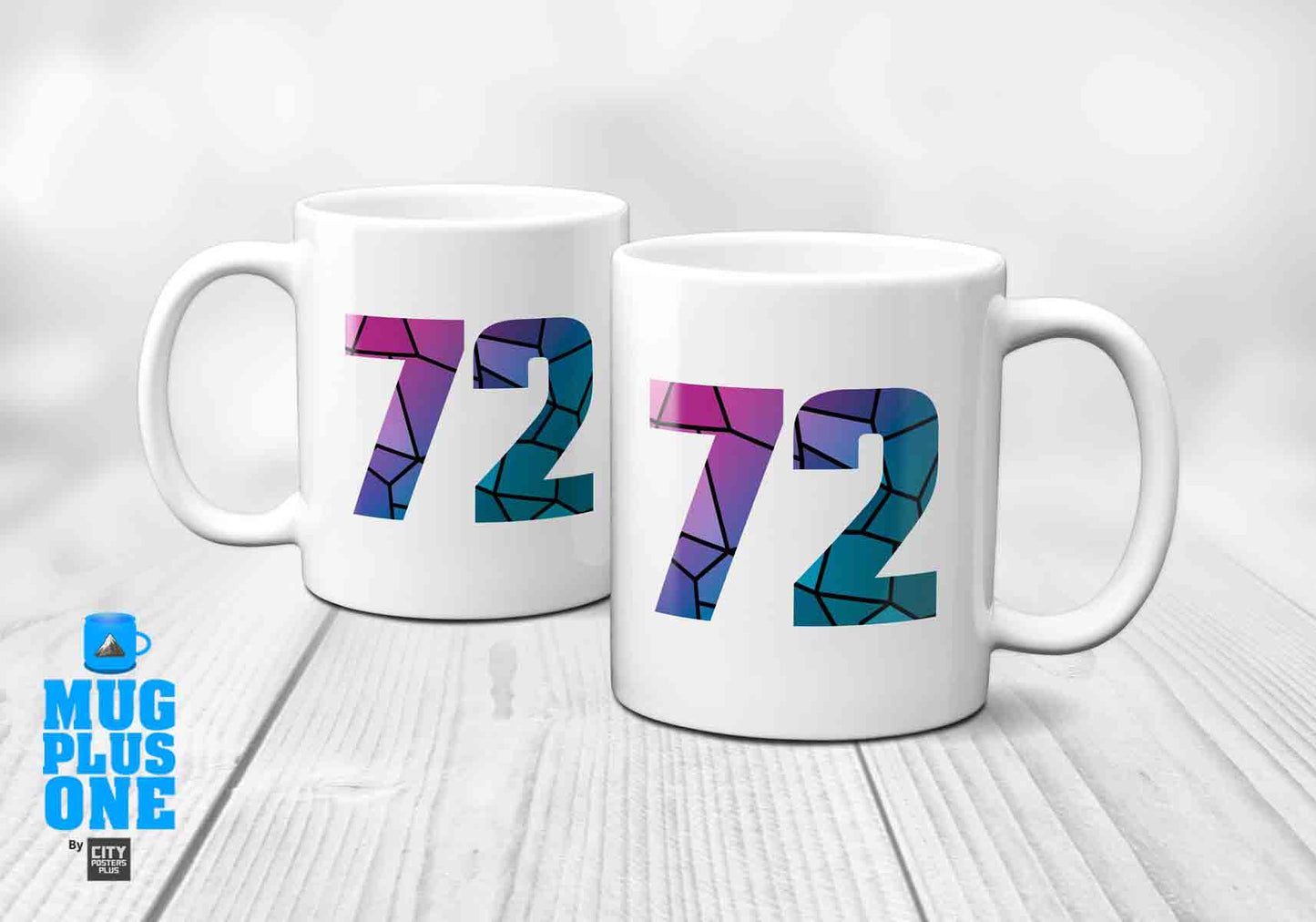 72 Number Mug (White)