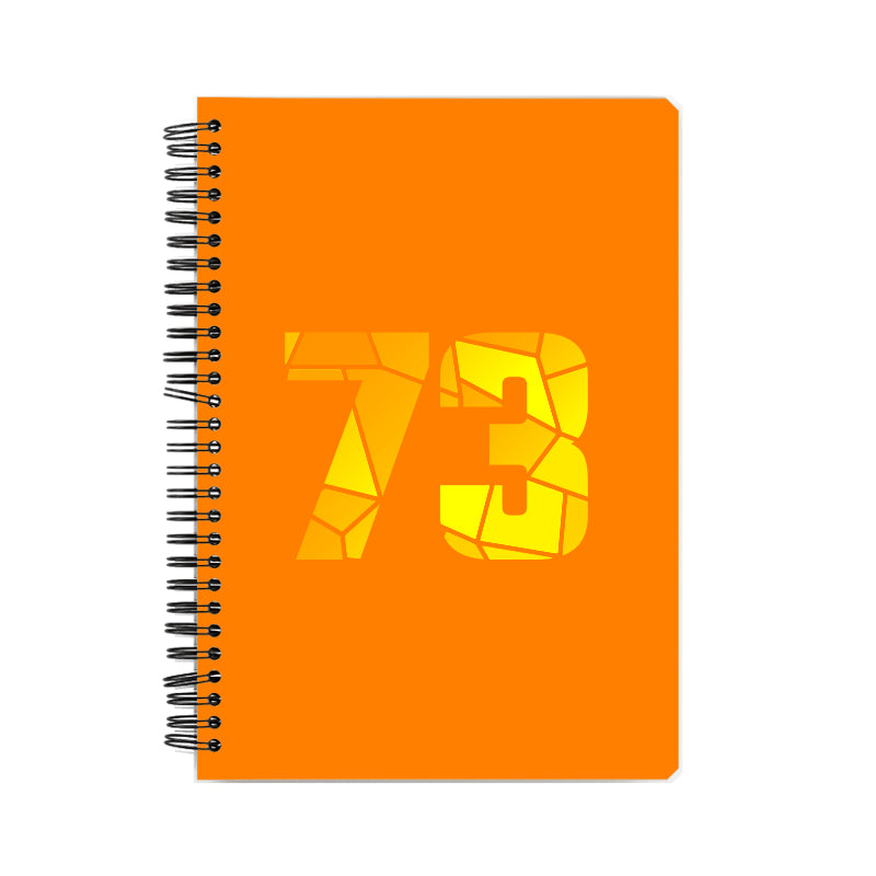 Notebook Plus One 73 Number Spiral Notebook (Orange)