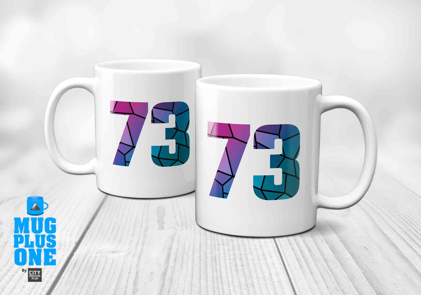 73 Number Mug (White)