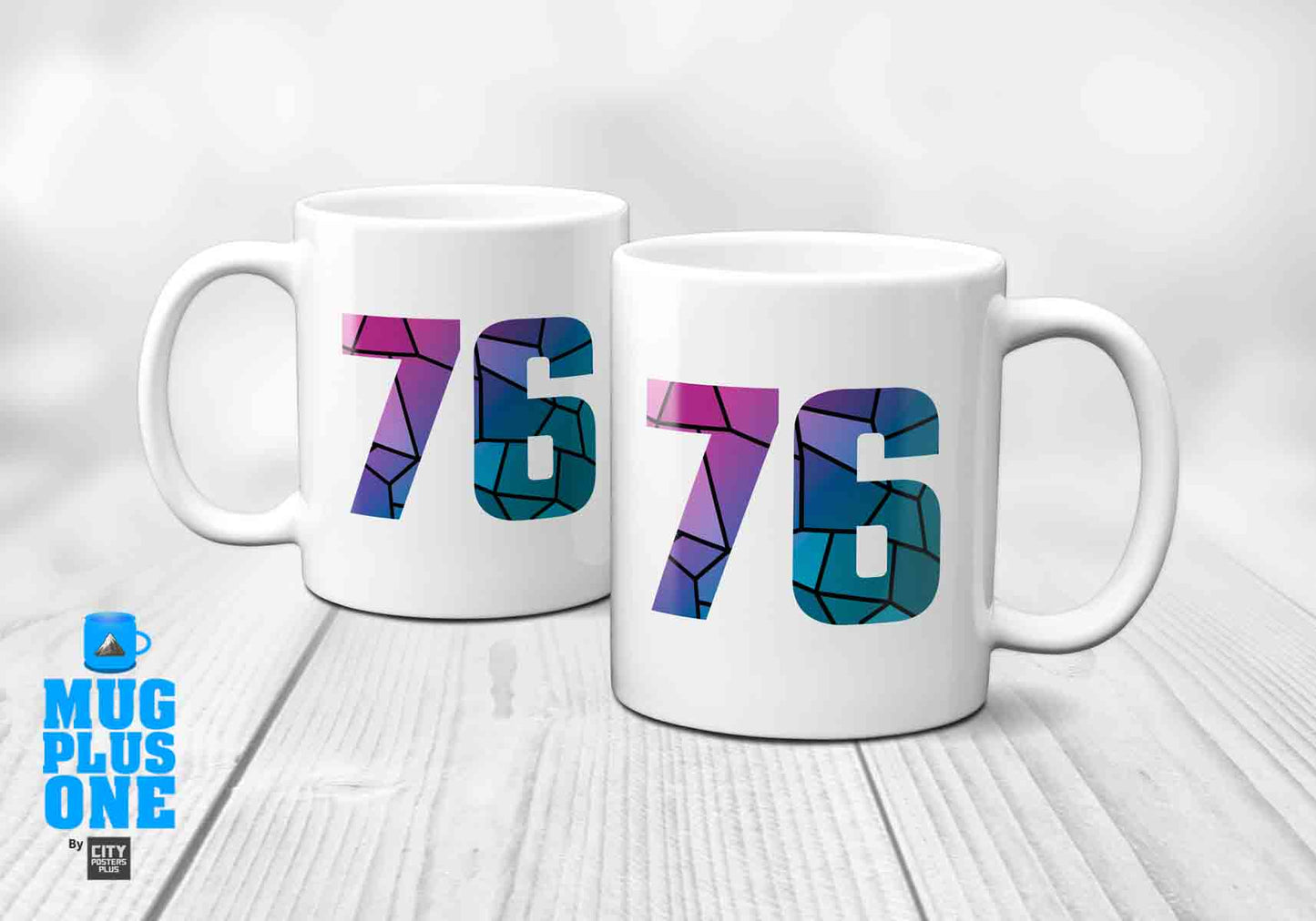76 Number Mug (White)