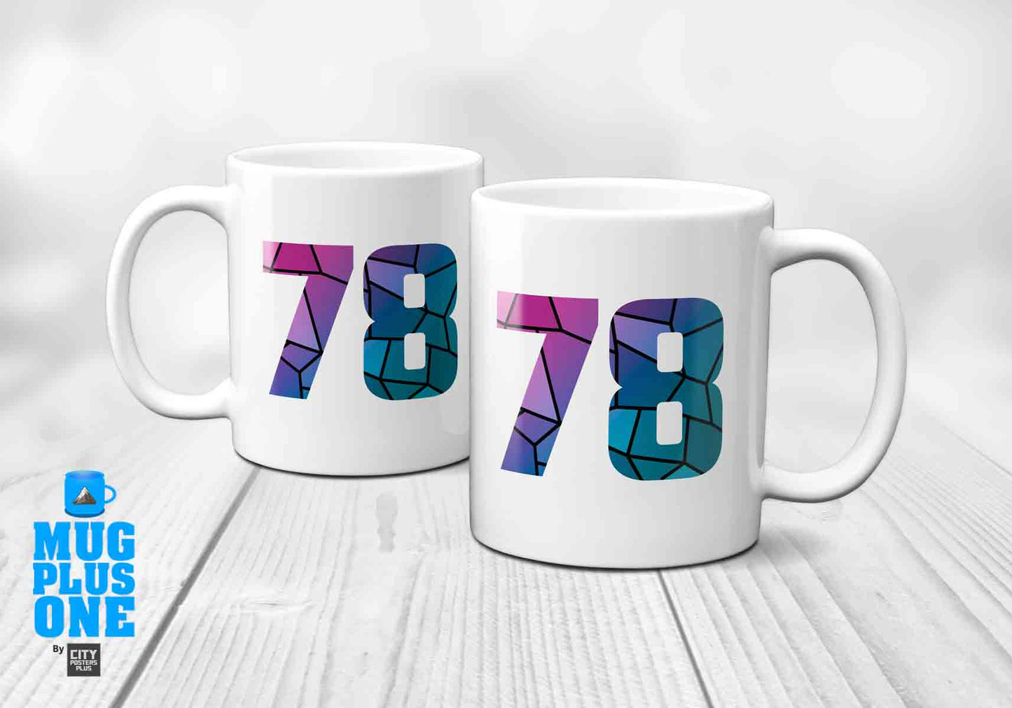 78 Number Mug (White)