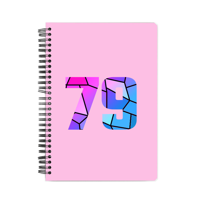 Notebook Plus One 79 Number Spiral Notebook (Light Pink)