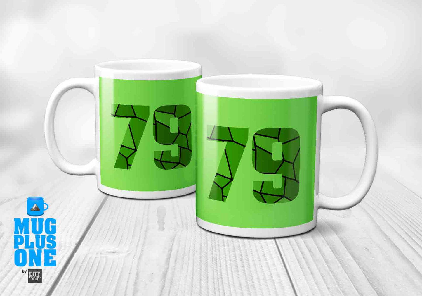79 Number Mug (Liril Green)