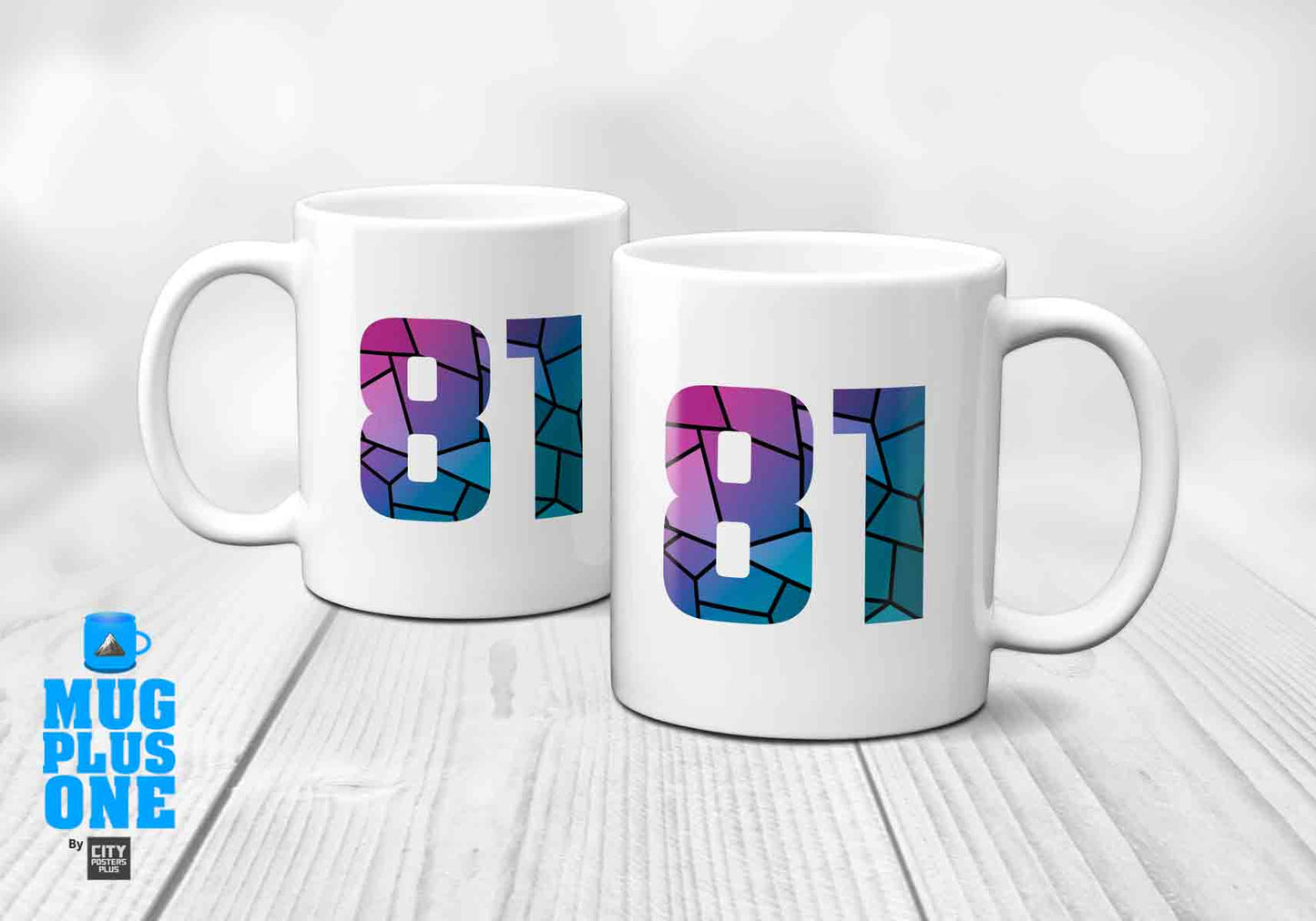 81 Number Mug (White)