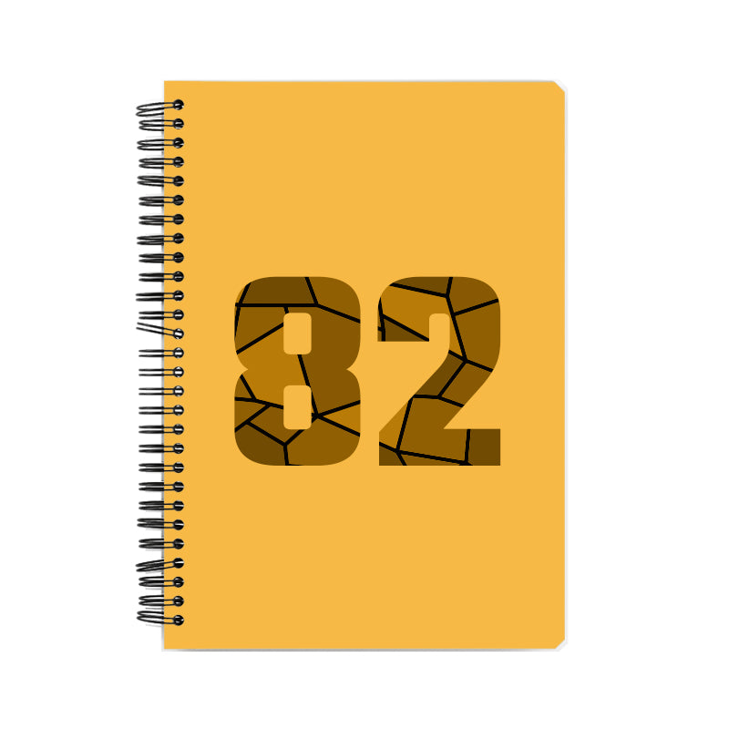 Notebook Plus One 82 Number Spiral Notebook (Golden Yellow)