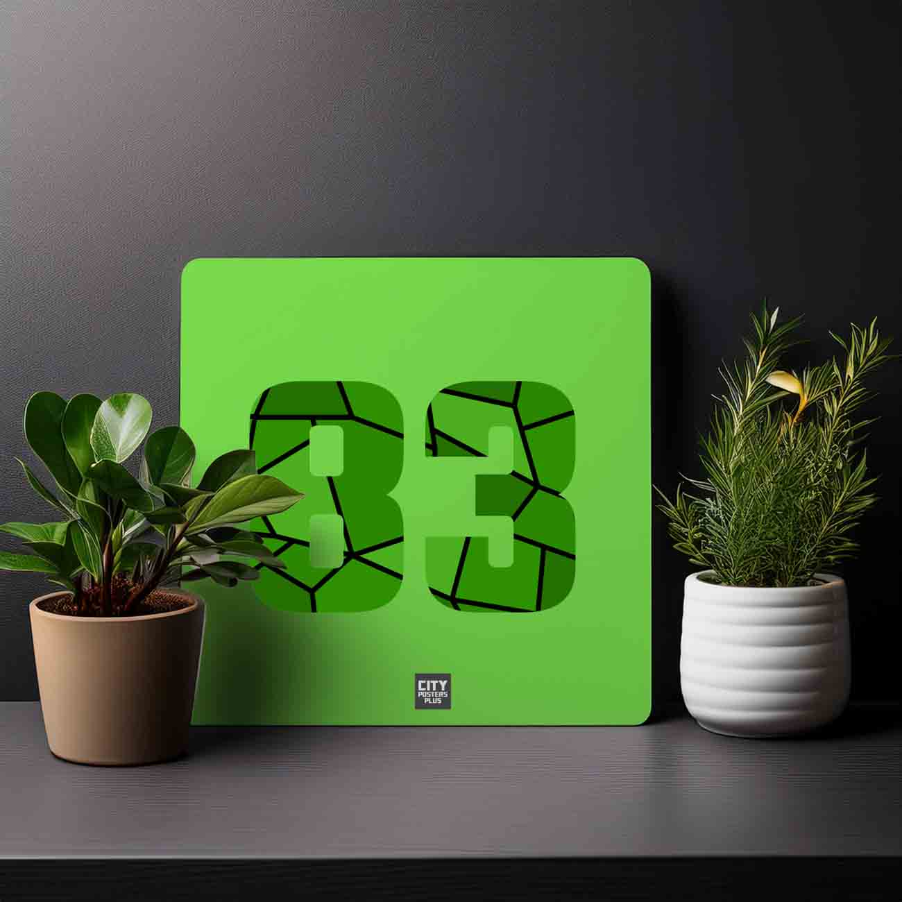 83 Number Mousepad (Liril Green)