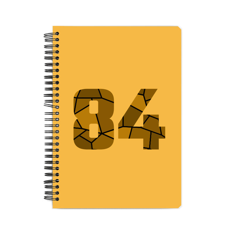 Notebook Plus One 84 Number Spiral Notebook (Golden Yellow)